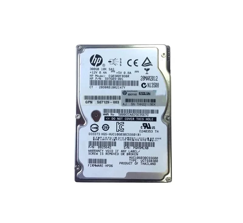 HPE EG0300FBDBR-SC 300GB 6Gb/s SAS
