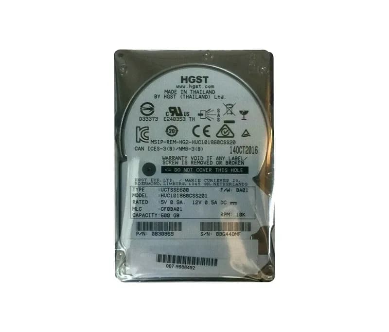 HGST HUC101860CSS201 600GB 12Gb/s SAS
