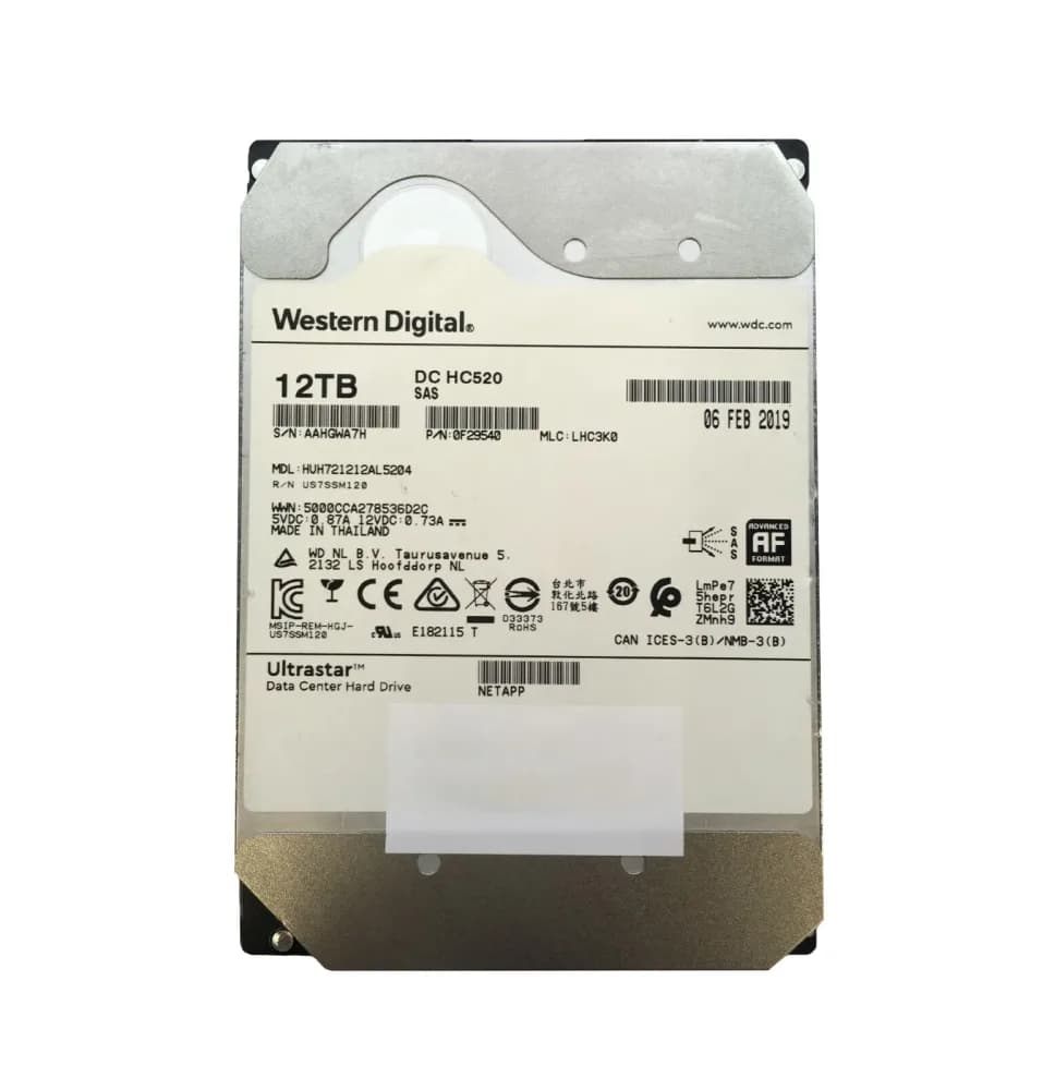 HGST HUH721212AL5204 12TB 12Gb/s SAS