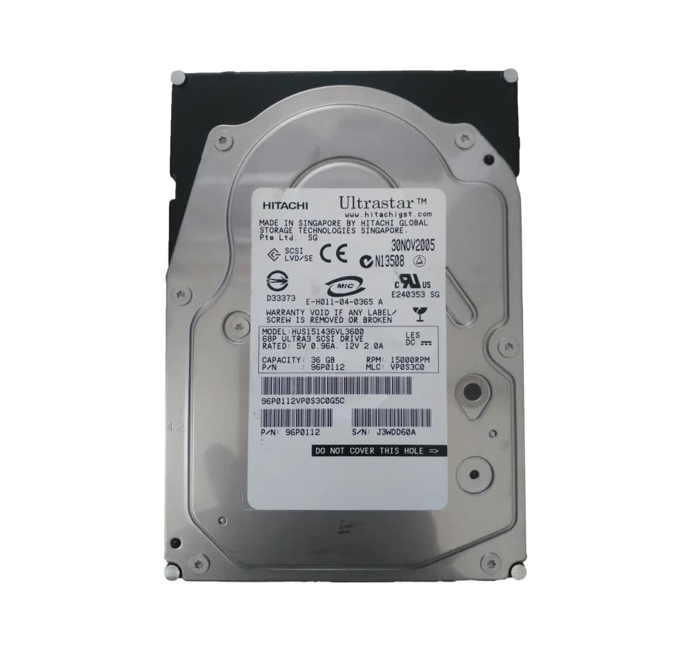 Hitachi HUS151436VL3600 36.7GB Ultra320 SCSI