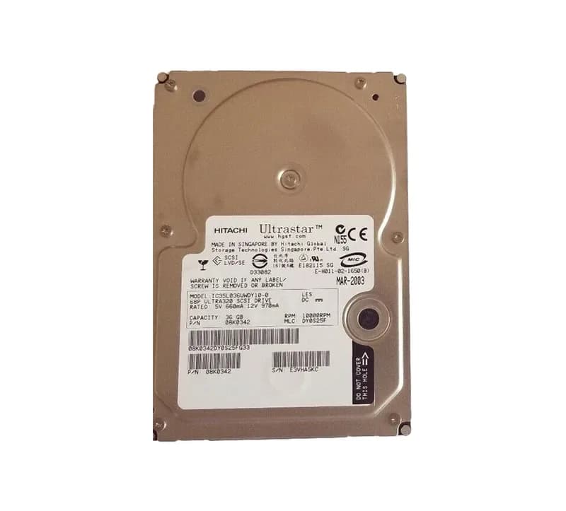 IBM IC35L036UWDY10-0 36GB Ultra320 SCSI