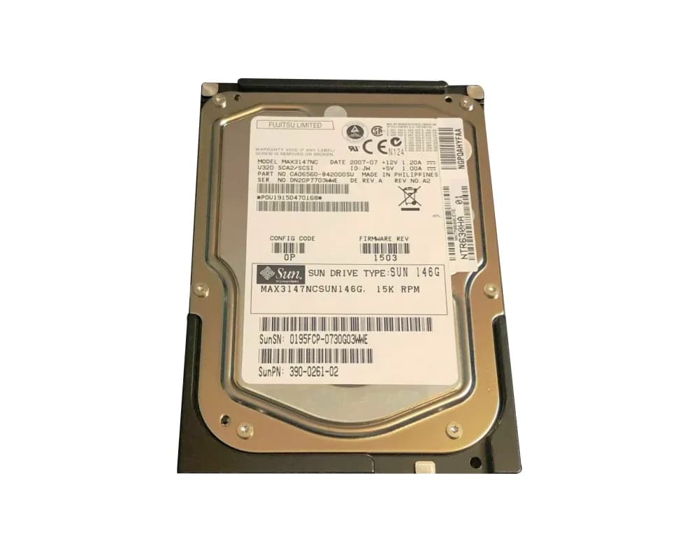 Sun MAX3147NCSUN146G 146GB Ultra320 SCSI
