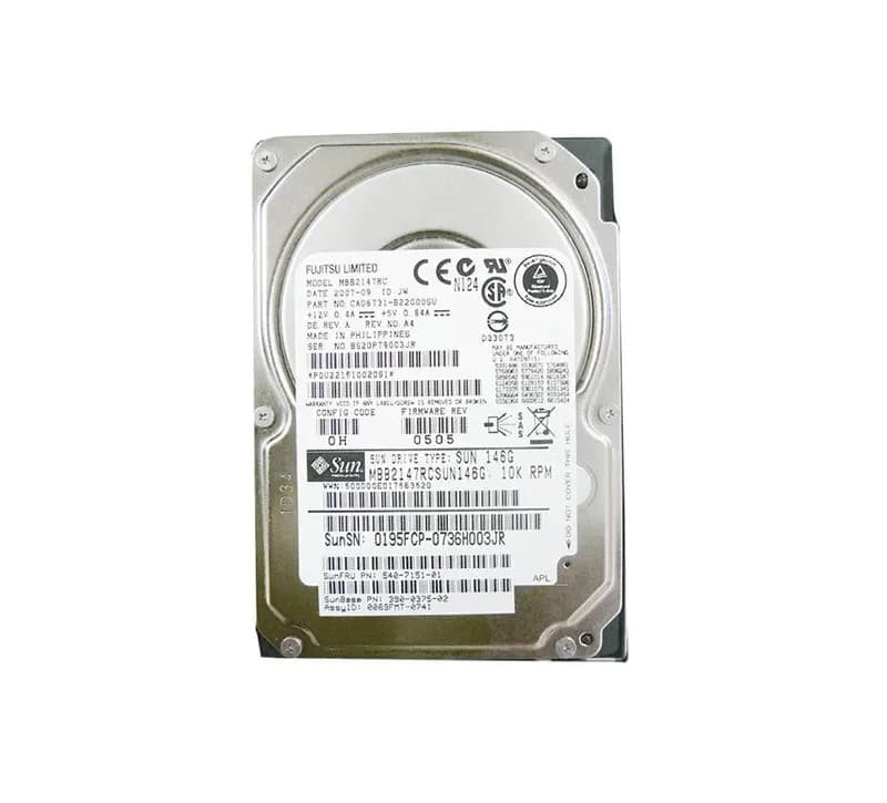 Sun MBB2147RCSUN146G 146GB 3Gb/s SAS