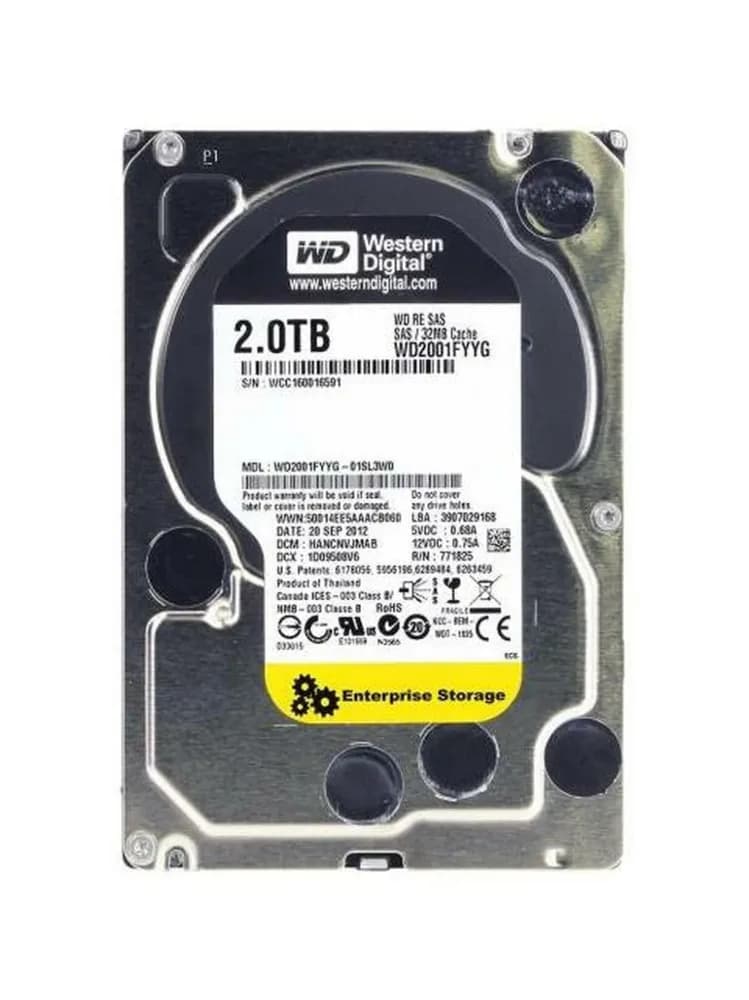 Western Digital WD2001FYYG-01SL3W0 2TB 6Gb/s SAS