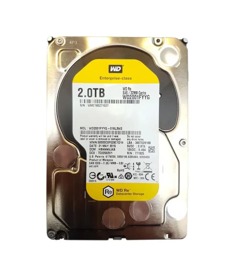 Western Digital WD2001FYYG-01SL3W2 2TB 6Gb/s SAS
