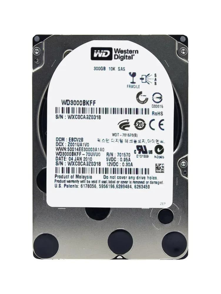 Western Digital WD3000BKFF-70UVU0 300GB 3Gb/s SAS
