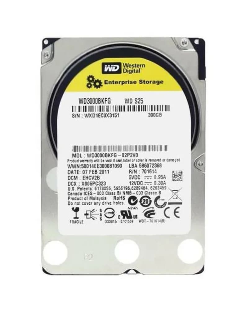 Western Digital WD3000BKFG-02P2V0 300GB 6Gb/s SAS