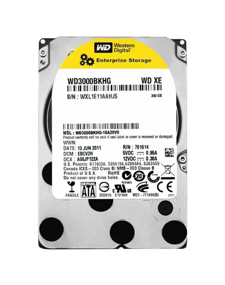 Western Digital WD3000BKHG-18A29V0 300GB 6Gb/s SAS